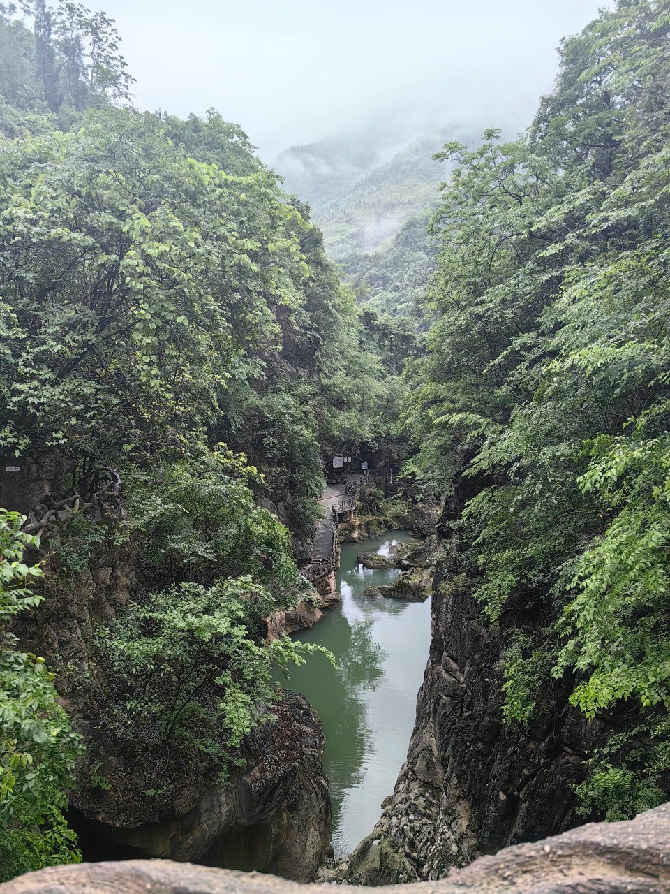 七星桥瀑布图片