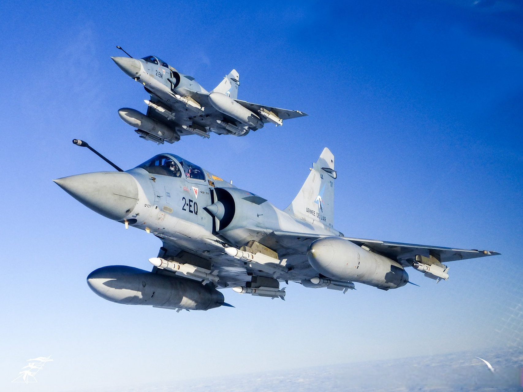 满挂mica导弹的幻影2000