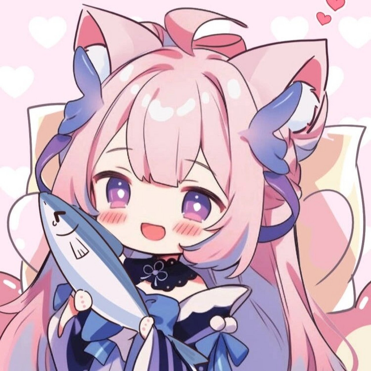 原神|q版心海头像分享~ 珊瑚宫心海主题和组件搭配起来也太好看了吧