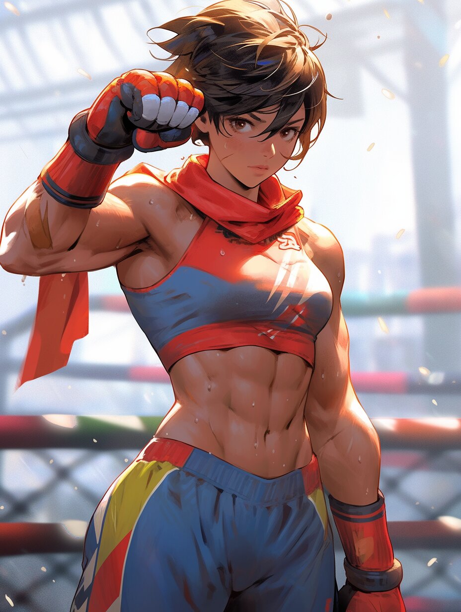 壁纸更新:健美超人小姐姐