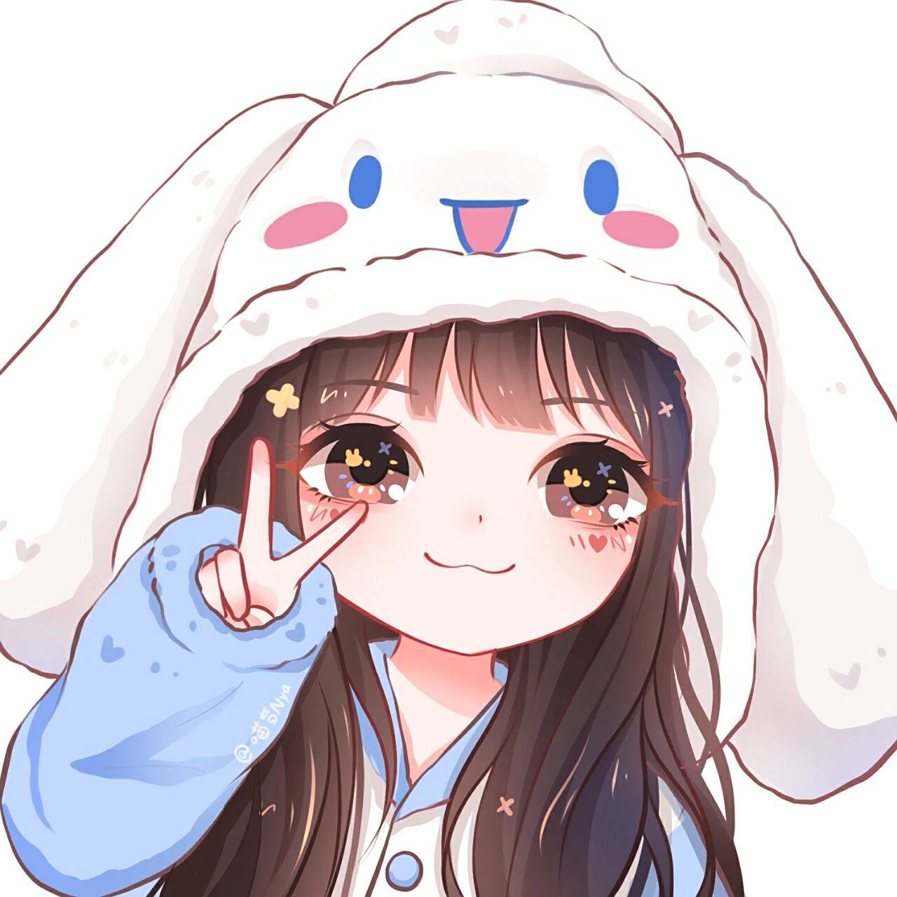 卡通q版可爱女生头像|玉桂狗 超可爱的玉桂狗一小只 模特小姐姐: 你