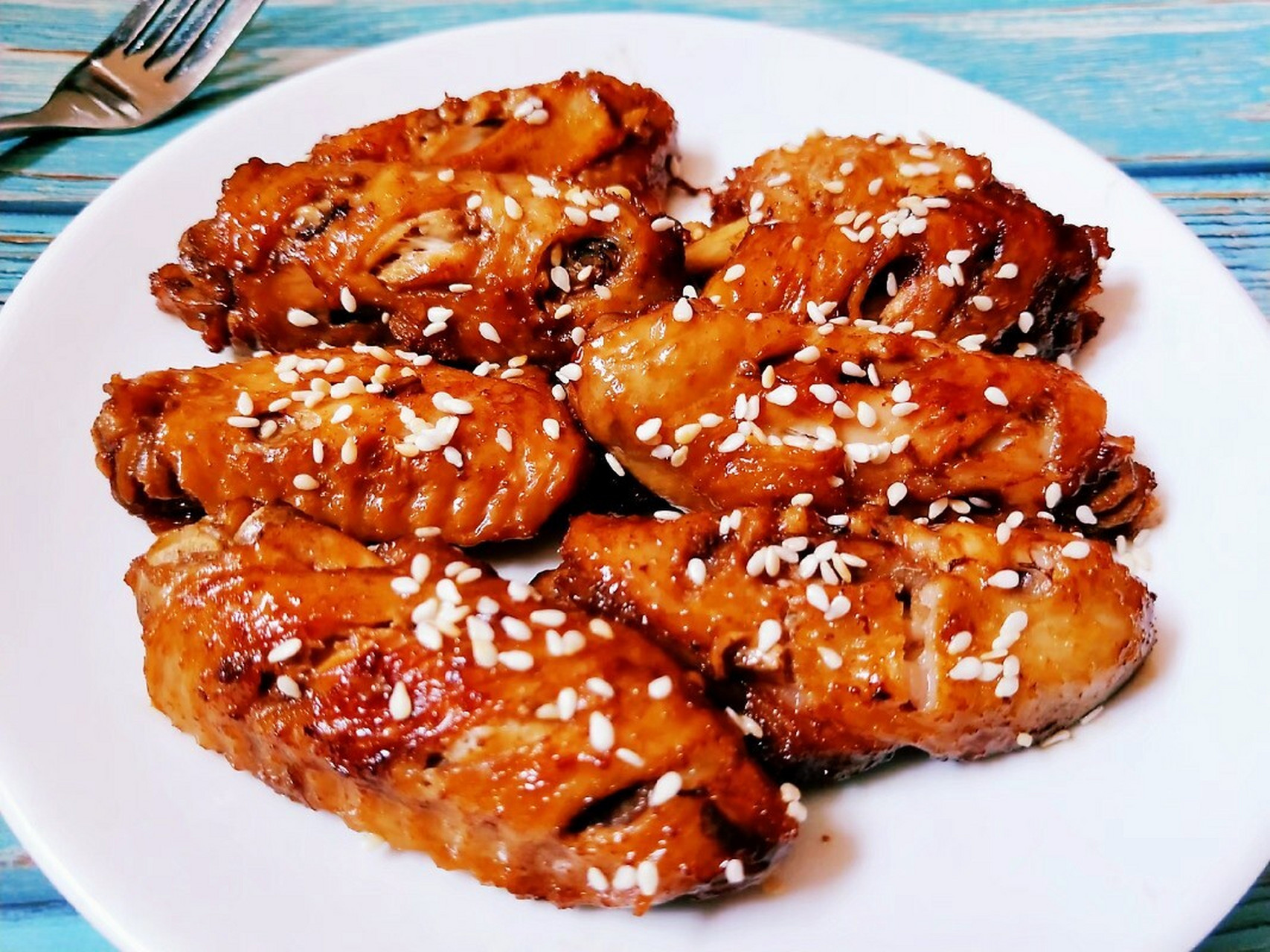 9797懒人电饭煲"蜜汁鸡翅"～不加一滴水好吃到吮指!