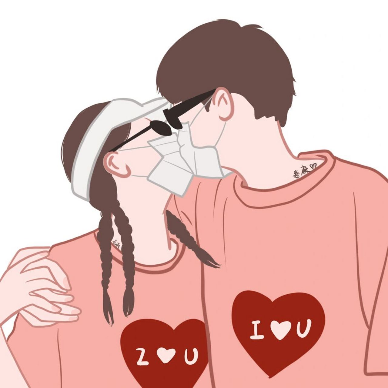 插画 | 头像 | 我喜欢你,从黑夜到黎明78 97520快到啦,来张双人照