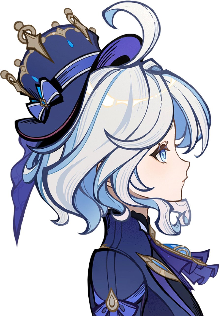 原神芙宁娜竖屏手机壁纸 原画:原神官方剧情pv-「轻涟」封面 规格