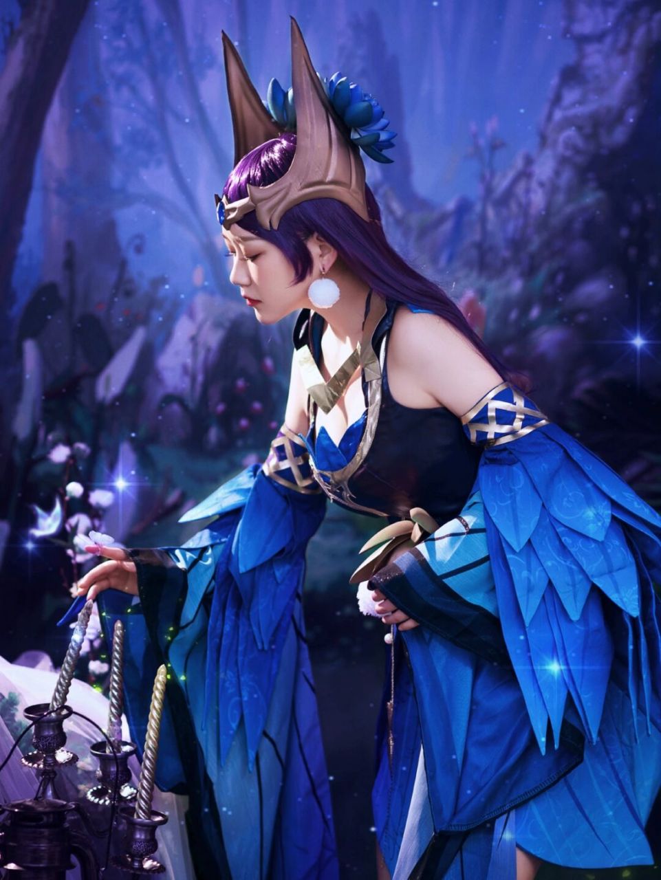  cos系列写真|遇见神鹿和王者荣耀绝美瑶瑶遇见神鹿万物有灵生生不息