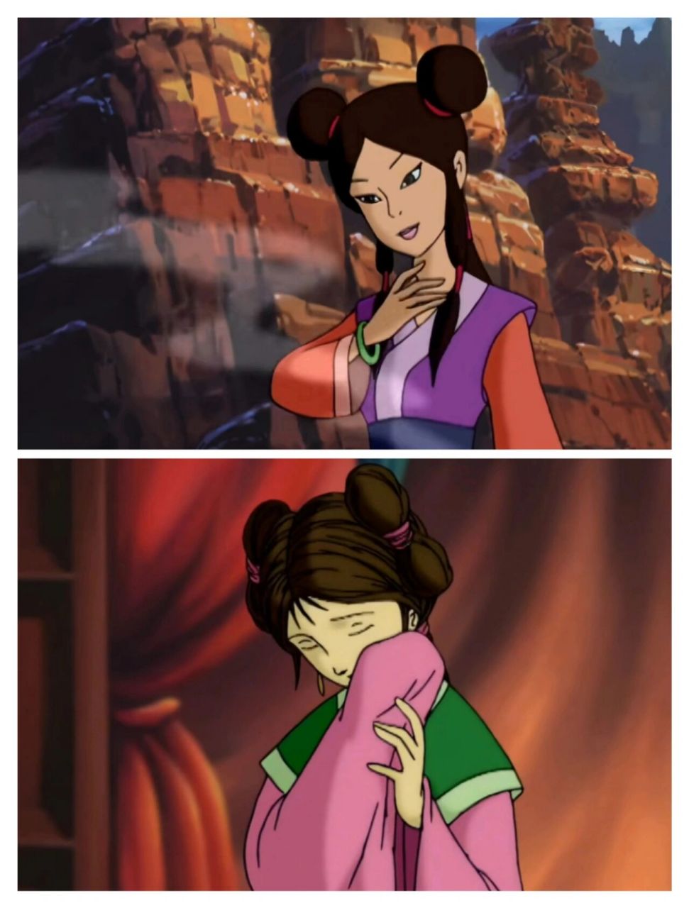 动画版西游记中美丽画皮 1.紫衣仙子 孙悟空叔叔,你有几个女朋友?