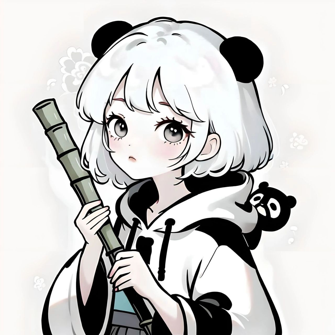 极简头像|熊猫女孩 610803610879努力向着一切美好的事物