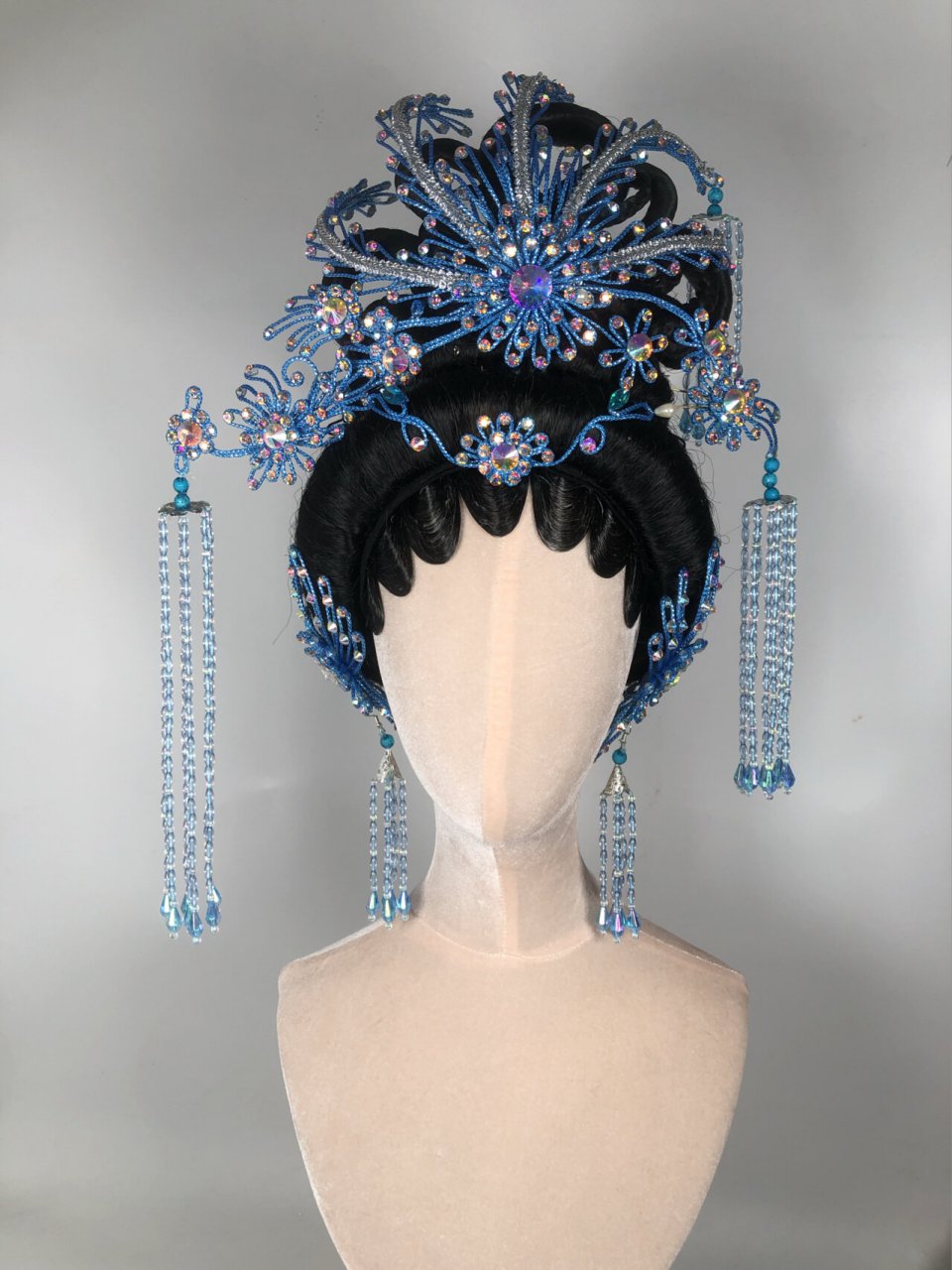 粤剧花旦头饰美美哒 美美哒