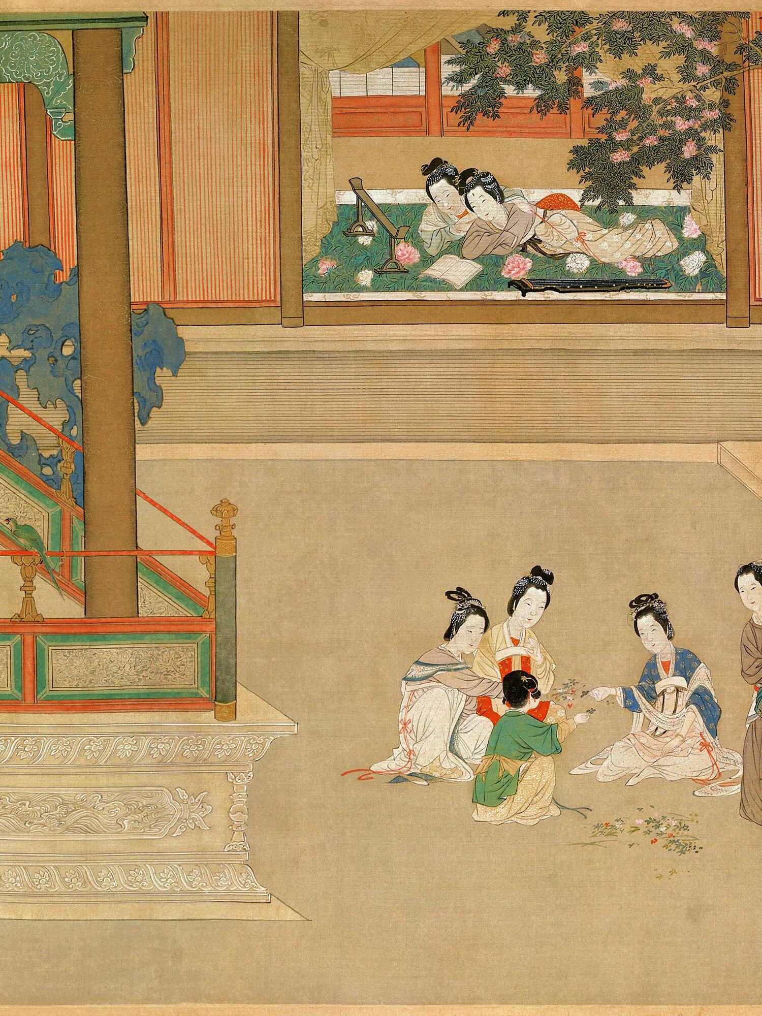 汉宫春晓图 古画鉴赏 卷二