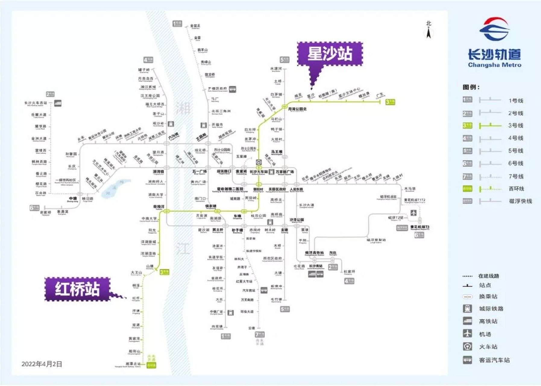 长沙3号线地铁延长线图片