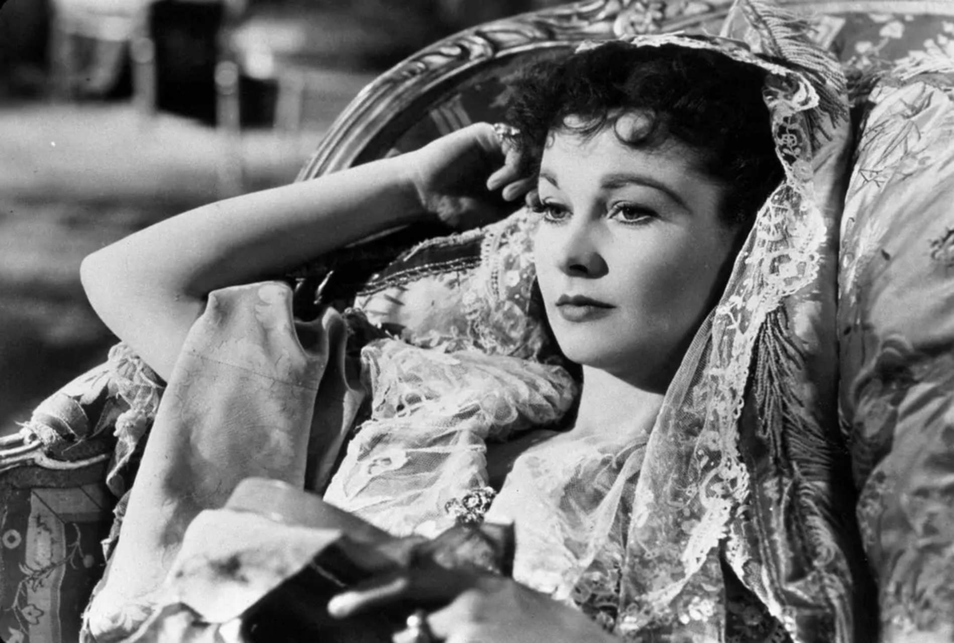 1948年,电影《安娜 卡列尼娜》剧照,由演员费雯丽(vivien leigh)主演.
