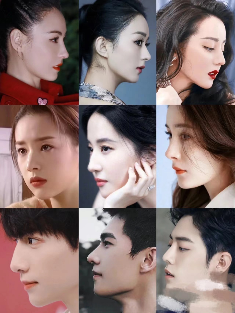 生活中好看的鼻子##鼻整形#都是鼻型模板,这波侧颜杀谁能顶得住!