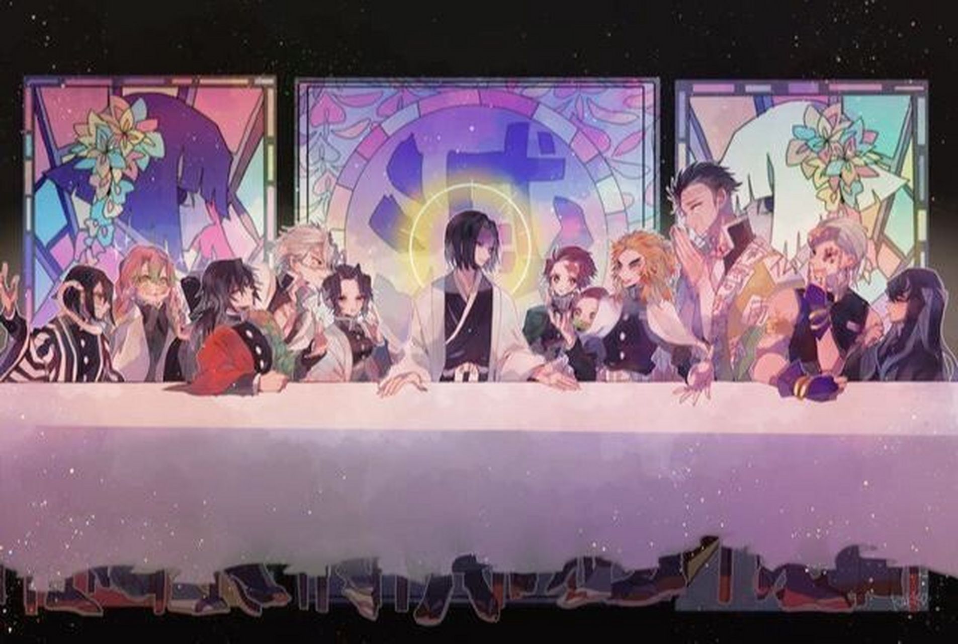 电脑壁纸 鬼灭之刃九柱图片,这些我都用过,当壁纸