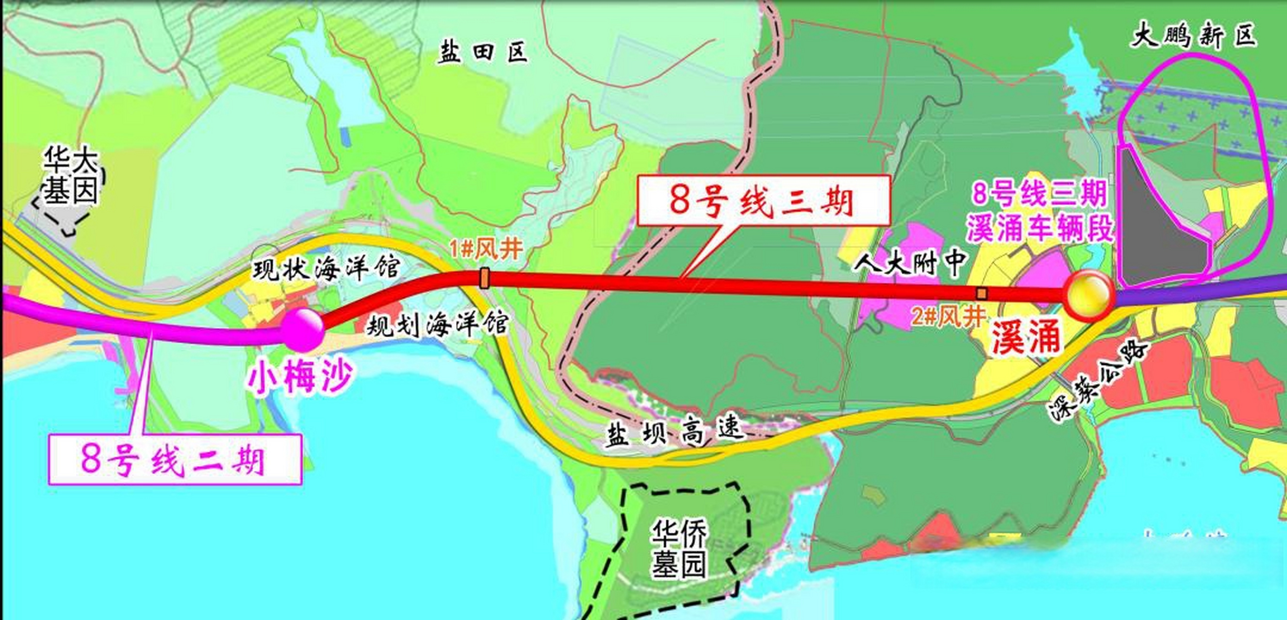 深圳11号线延长线路图图片