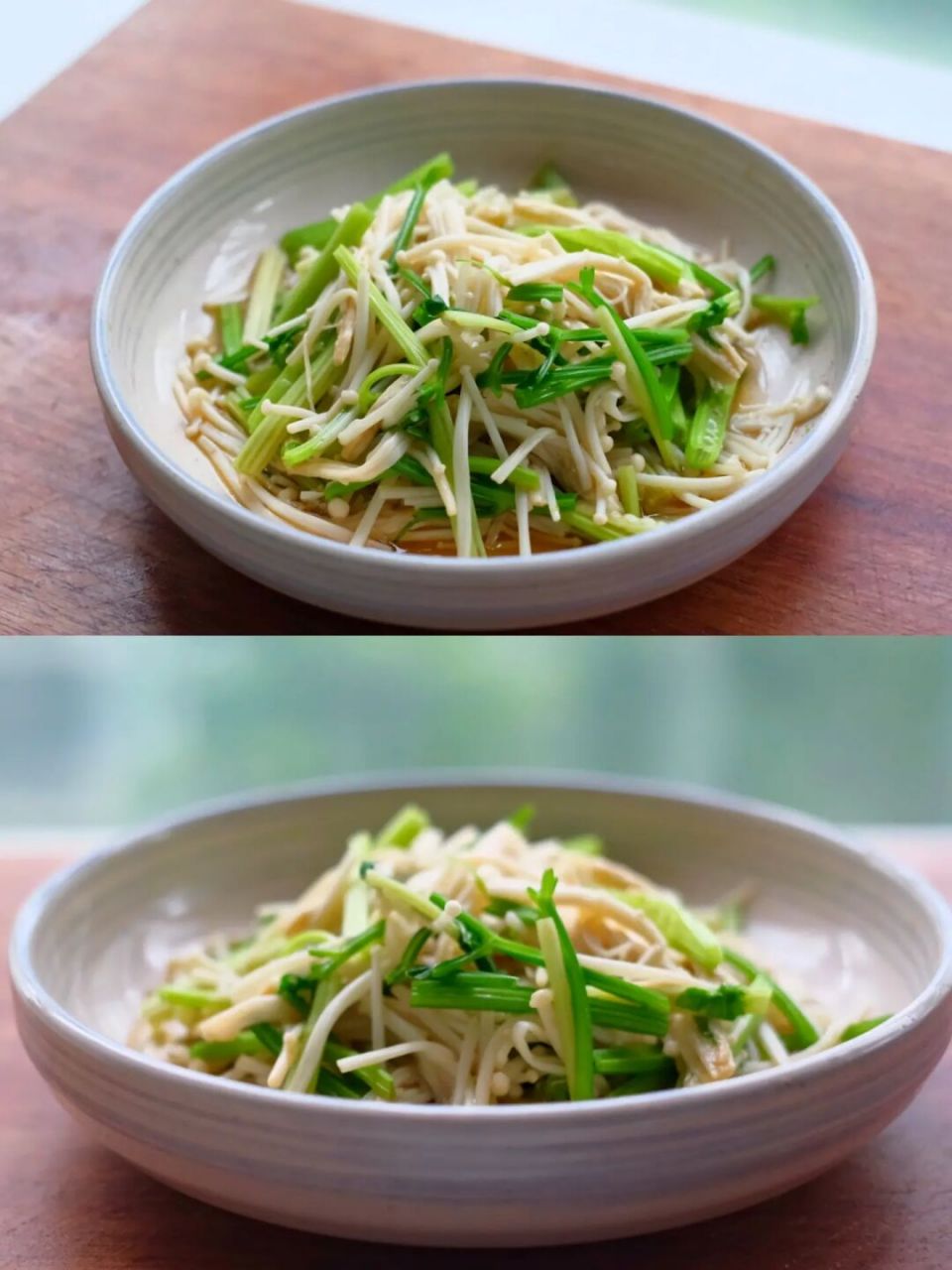 家常菜蔬食简单快手菜|凉拌芹菜金针菇 92 食材:芹菜 金针菇