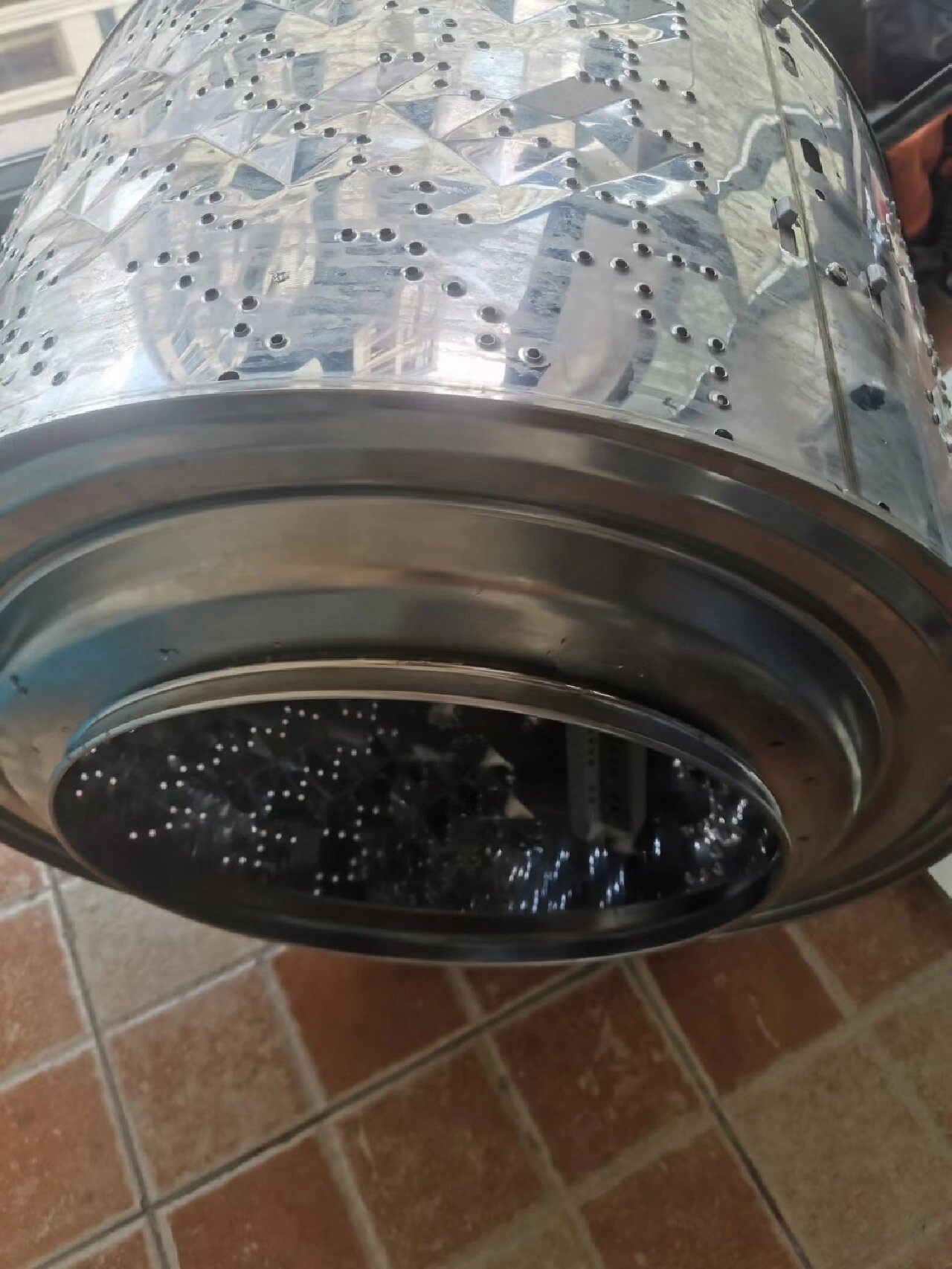 丰乐苑全拆清洗使用三年的松下滚筒洗衣机  清洗