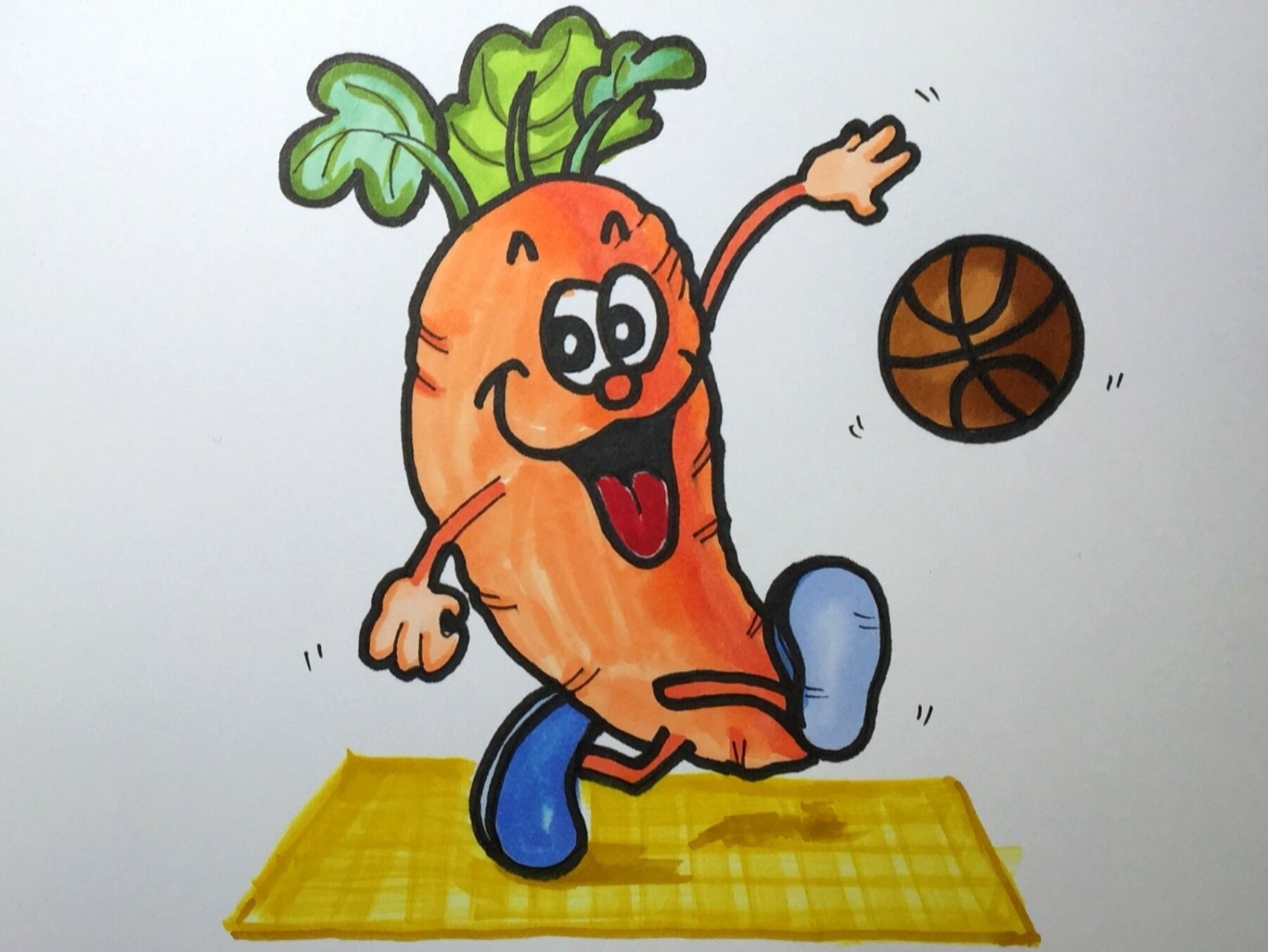 儿童卡通素材《胡萝卜》