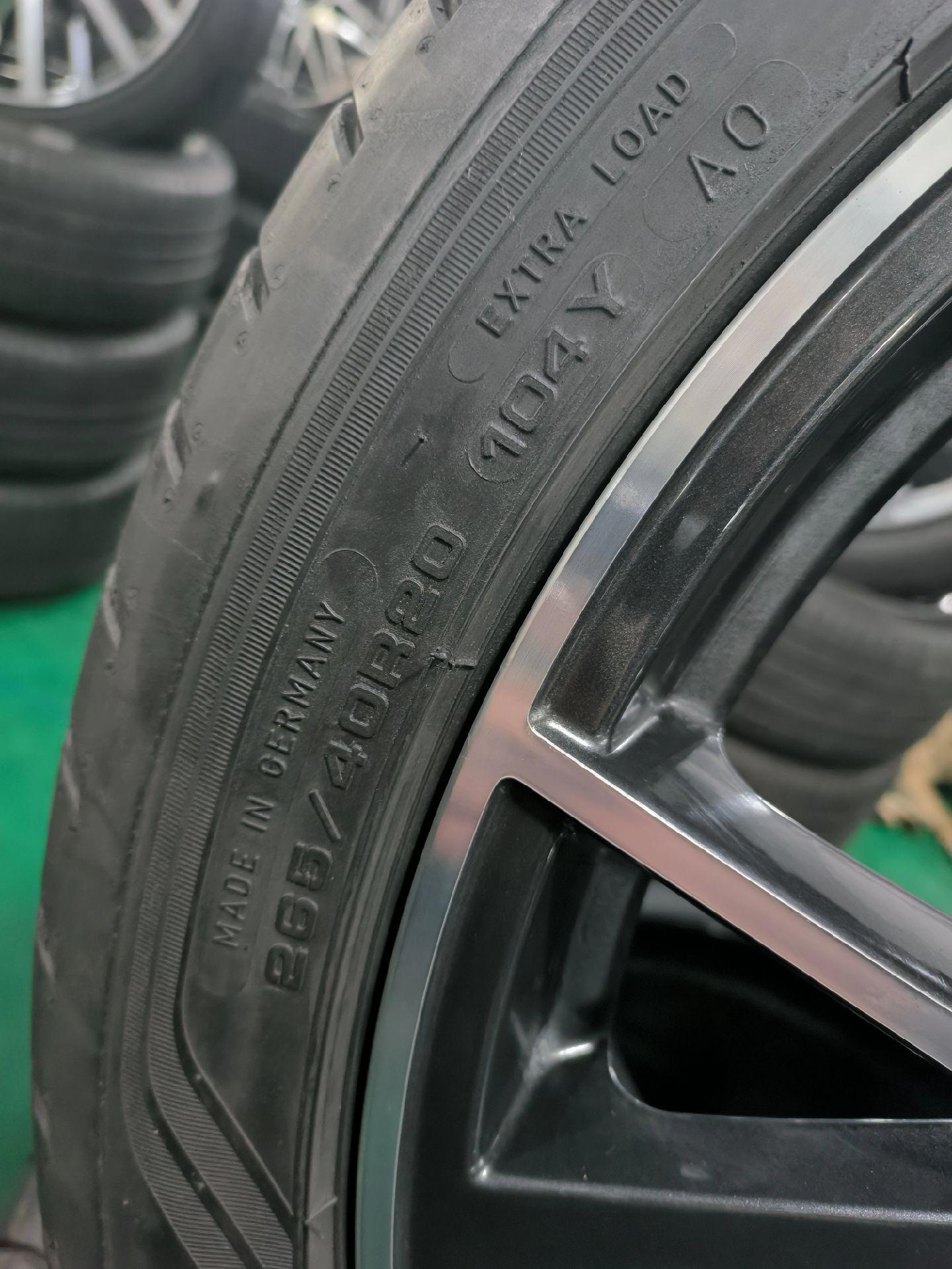 20寸奥迪q5 原厂轮毂拆车件一套 轮胎型号255/45r20固特异轮胎 适配