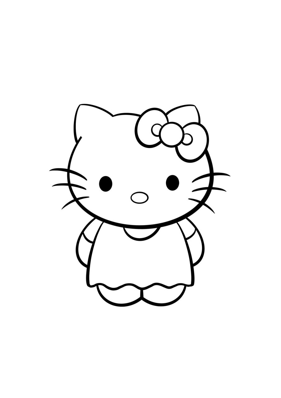 简笔画创意简笔画教程 儿童创意凯蒂猫简笔画教程,一学就会的创意画