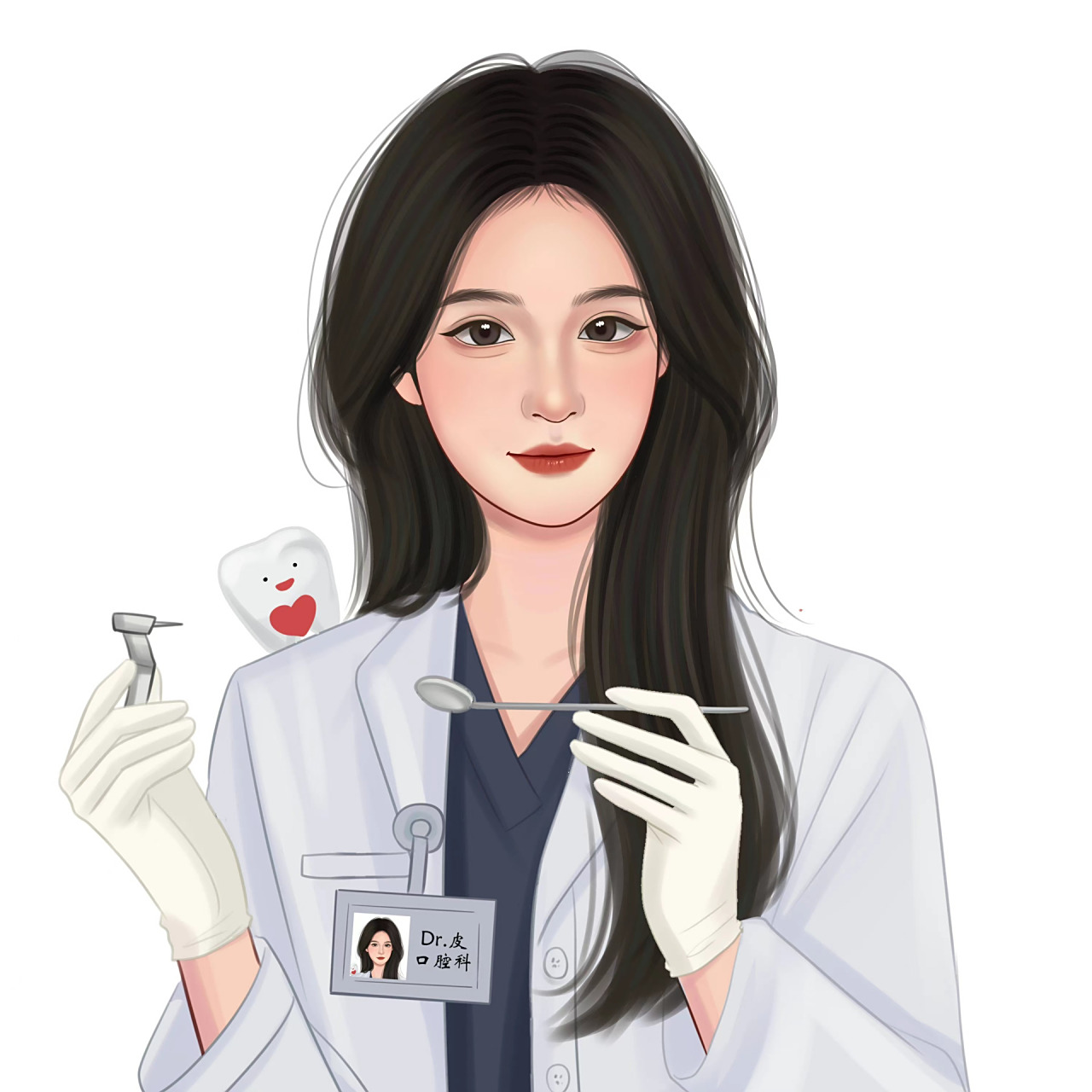 很喜欢定制的这个头像 口腔医生的周五 周五周五摸鱼为主