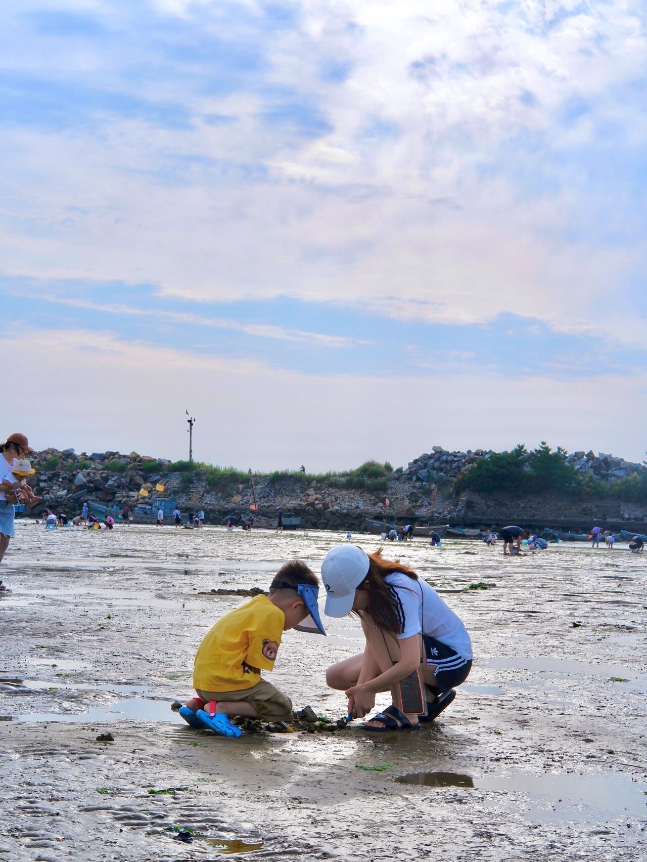 威海小石岛赶海公园图片