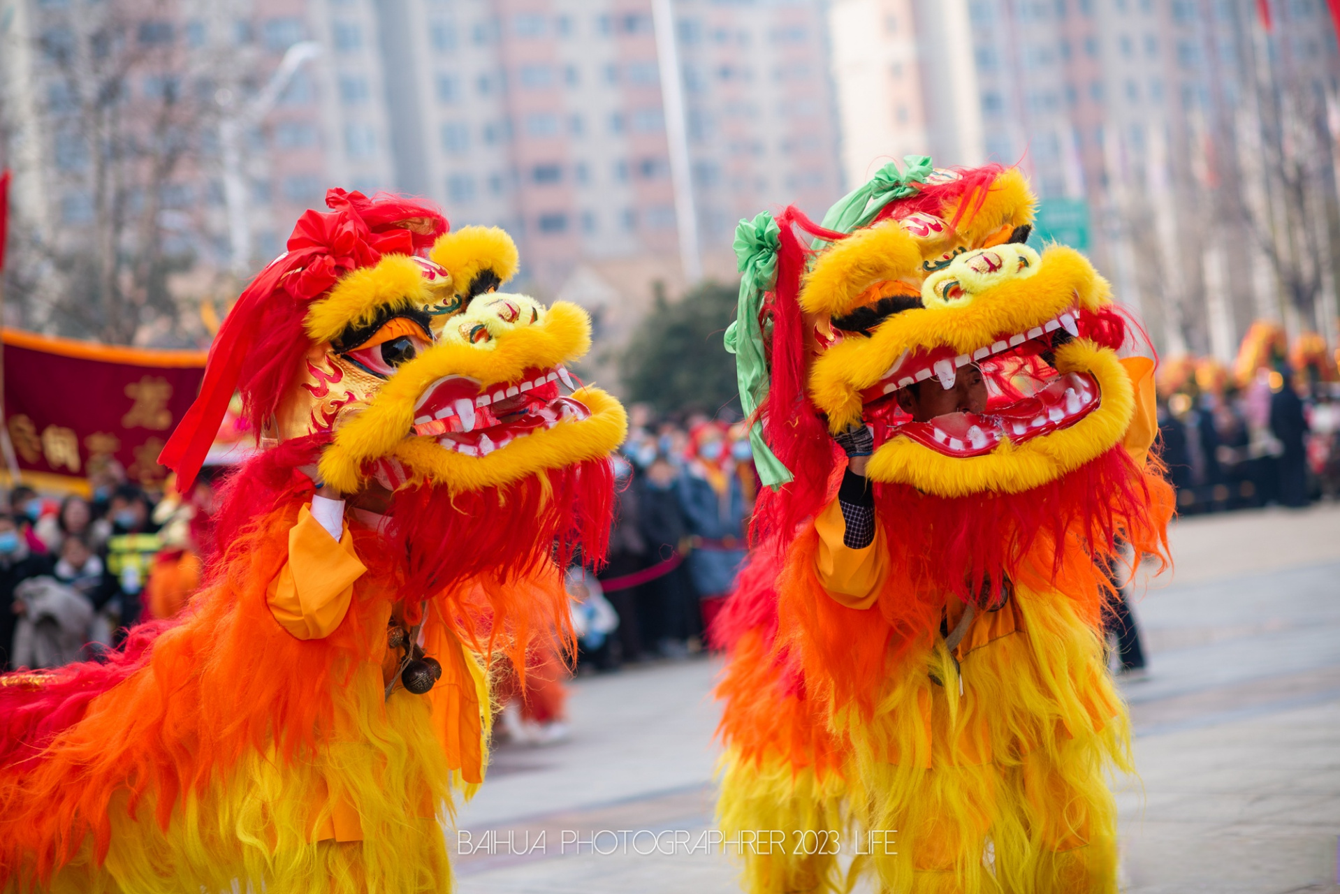 敲锣打鼓过新年图片