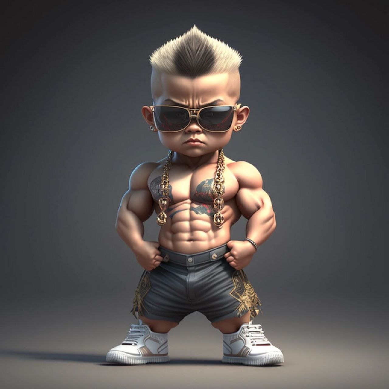 肌肉小男孩 你的要的肌肉小孩来又来了