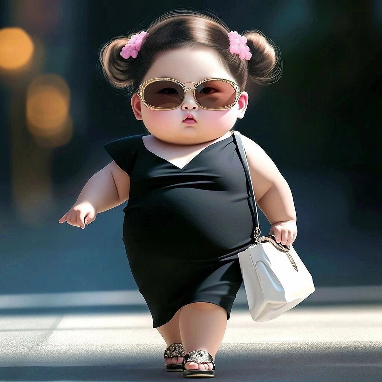 可爱头像 给小胖女孩准备一组超可爱头像,拿走不谢