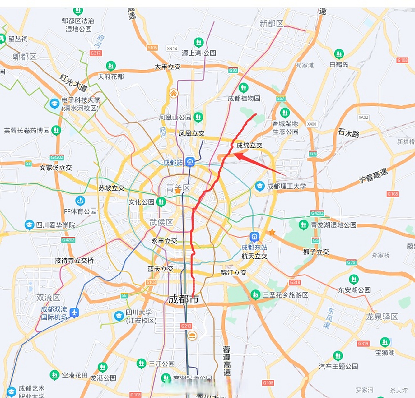 最新消息,有地铁论坛博主分析了成都地铁23号线,因入选段没有停车场