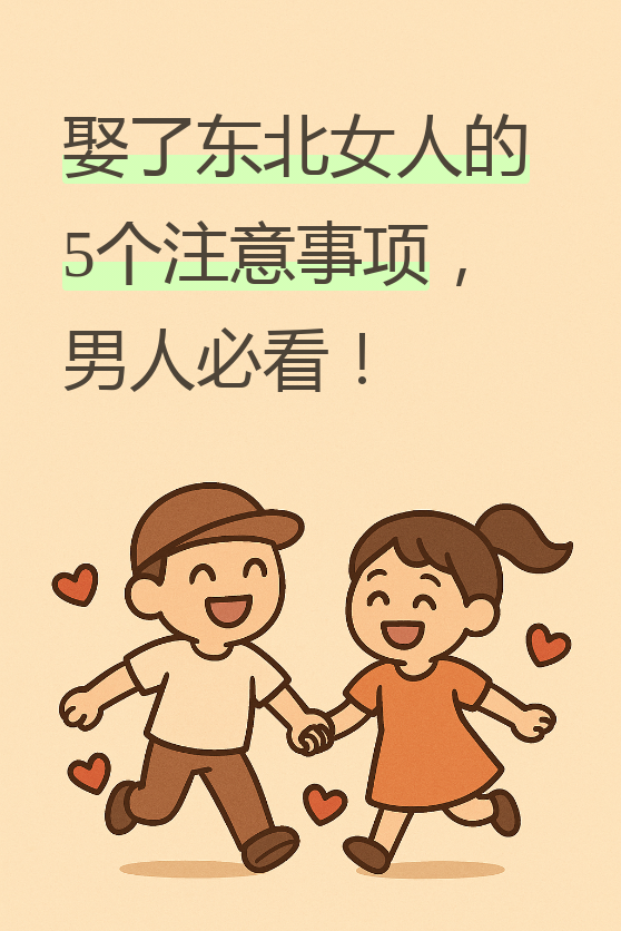 东北女人性格直爽,豪迈,但也有一些独特的性格特点,男人需要特别注意