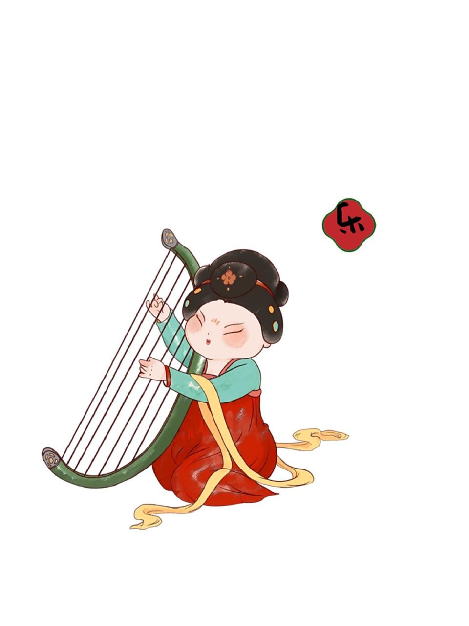 国潮风|《唐宫夜宴》唐朝q萌版小姐姐  	 宝子们一定看过唐宫夜宴吧