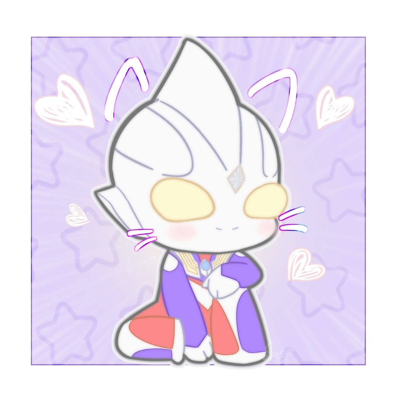 泽塔 迪迦 特利迦 调整了一下,仅供头像使用. smlie 微笑