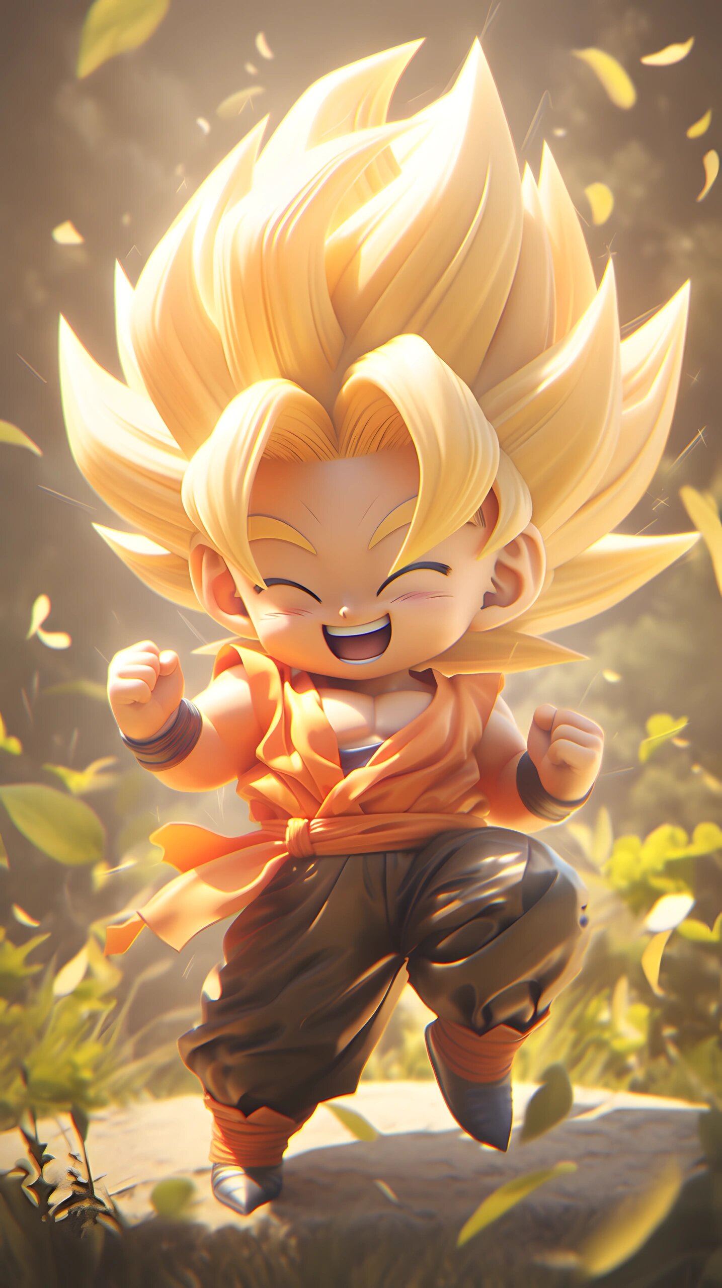 超可爱q版卡卡罗特太萌了吧!