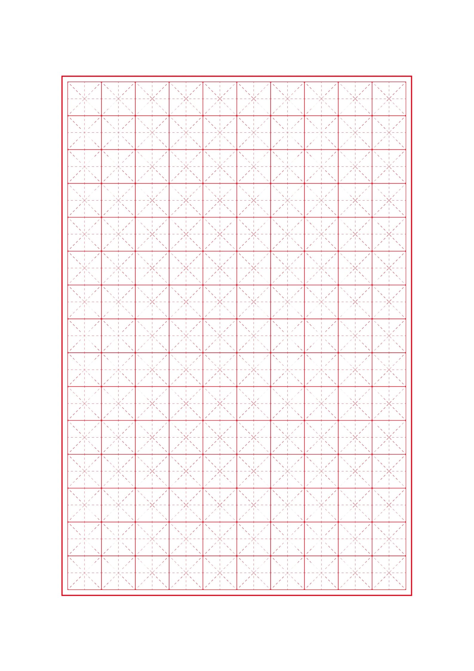 米字格,网格纸,练习纸分享