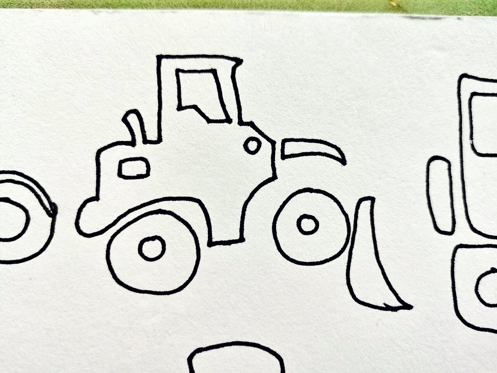 幼师day225---简笔画:铲车 铲车是不是推土车呀