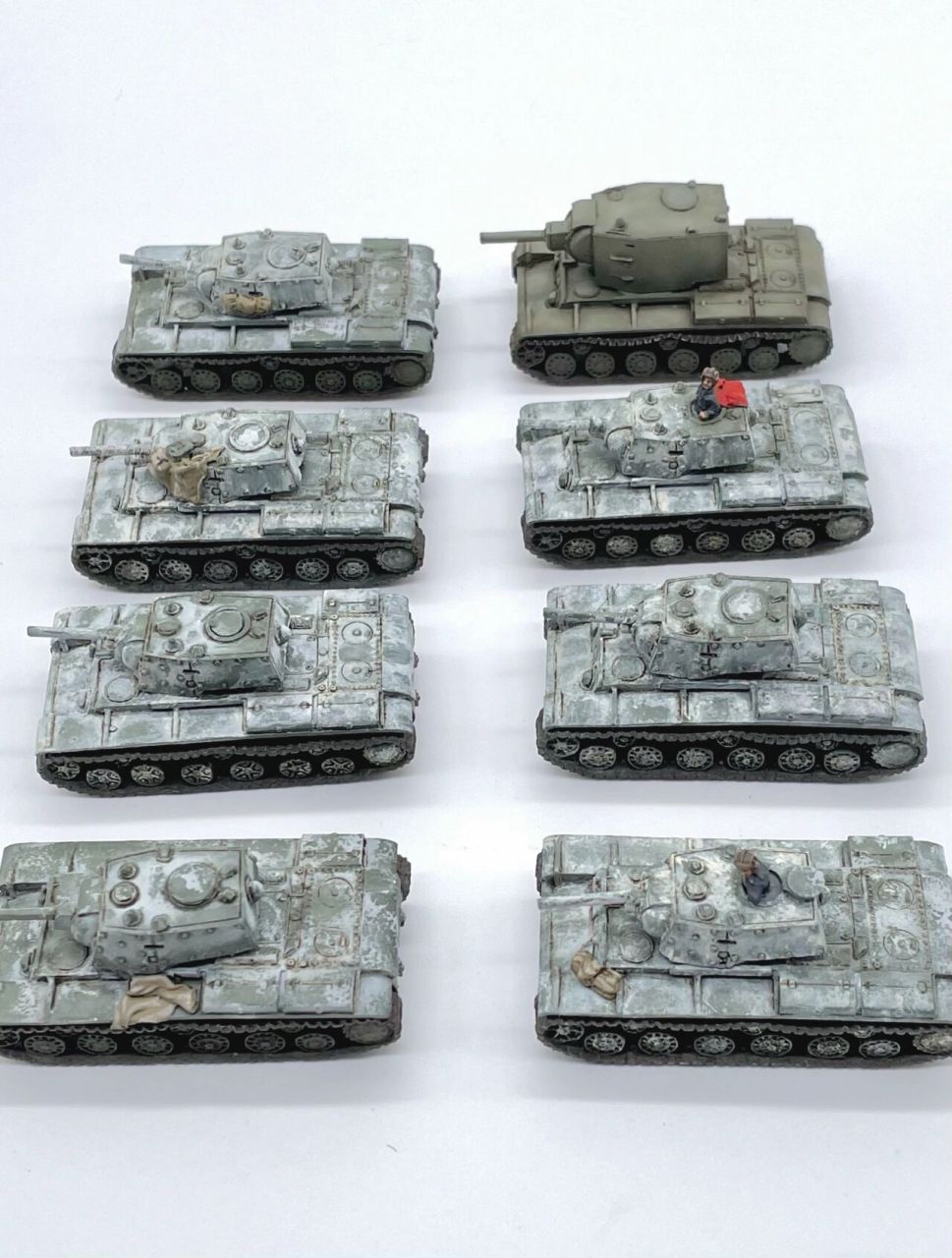 突袭4 苏联重型坦克连 7辆kv1 一辆kv2.架空设定不要介意.