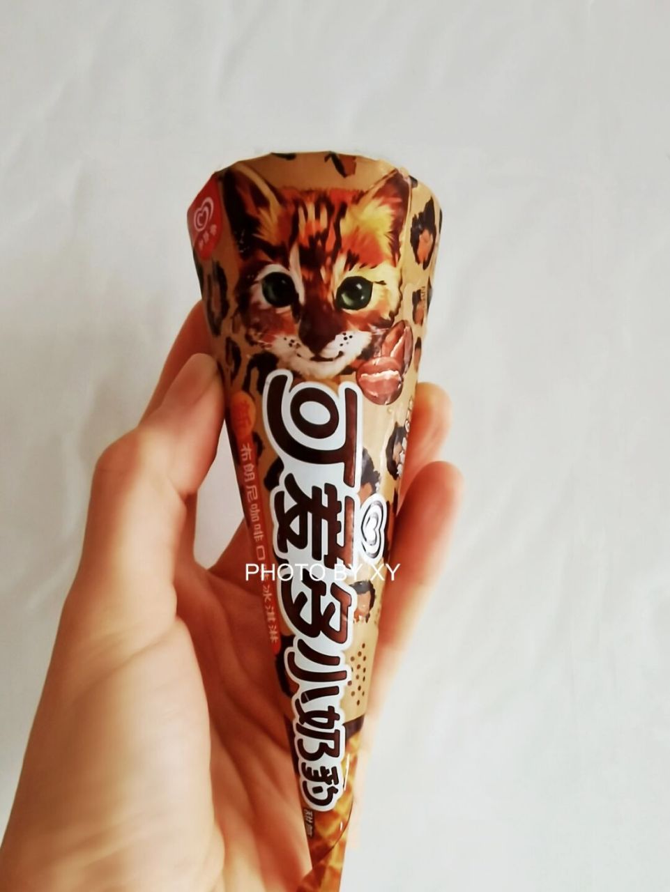 可爱多小奶豹 和路雪可爱多小奶豹 布朗尼咖啡口味冰淇淋 巧克力的甜