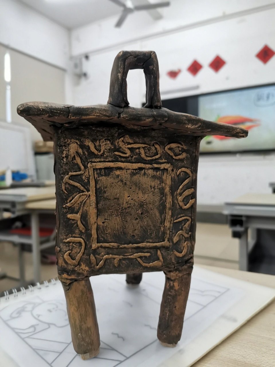 粘土制作青铜器教程图片