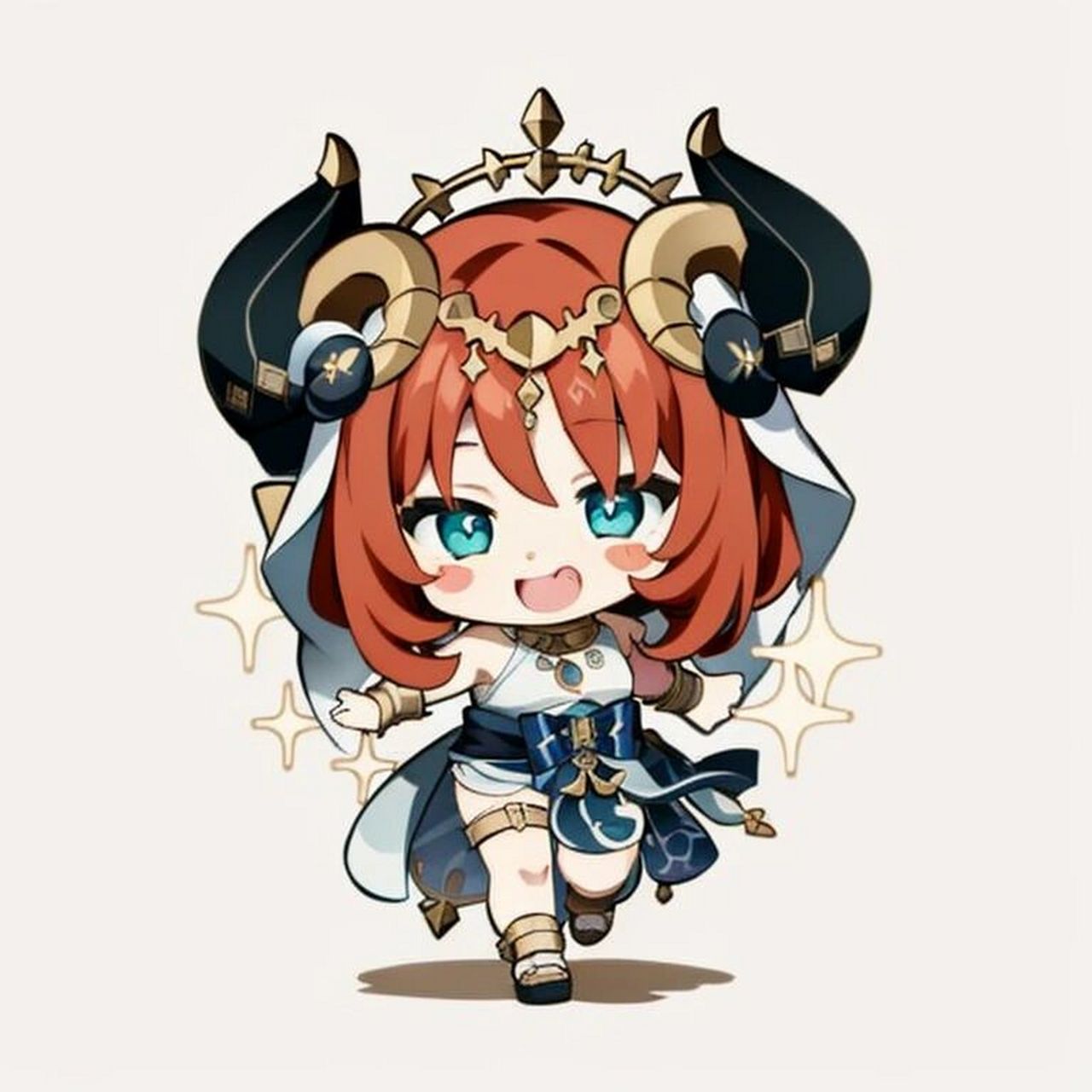 原神q版头像26:妮露 过几天就要新版本了,0命草神,120抽,要抽妮露还是