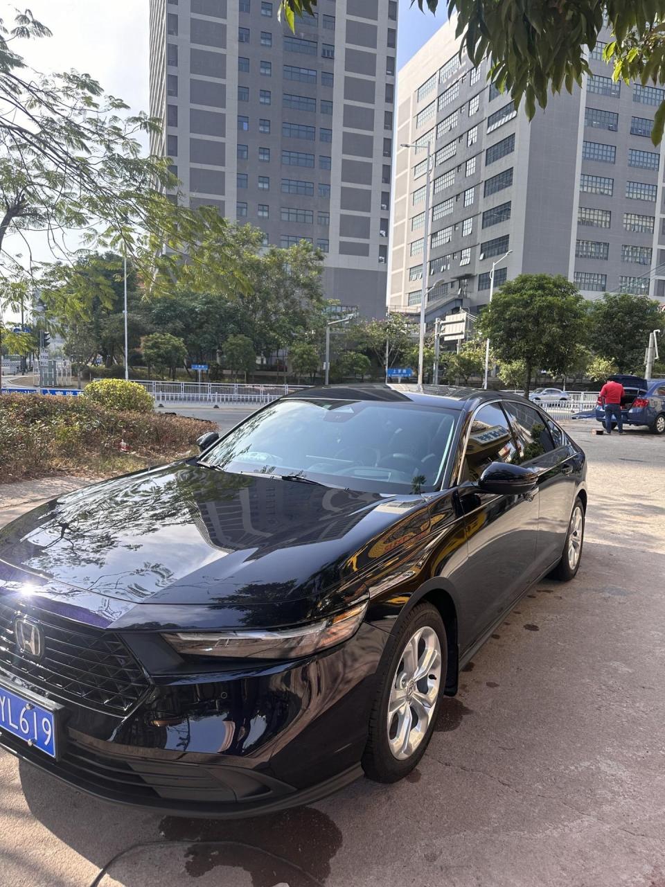 帅到我了十一代雅阁 星空蓝