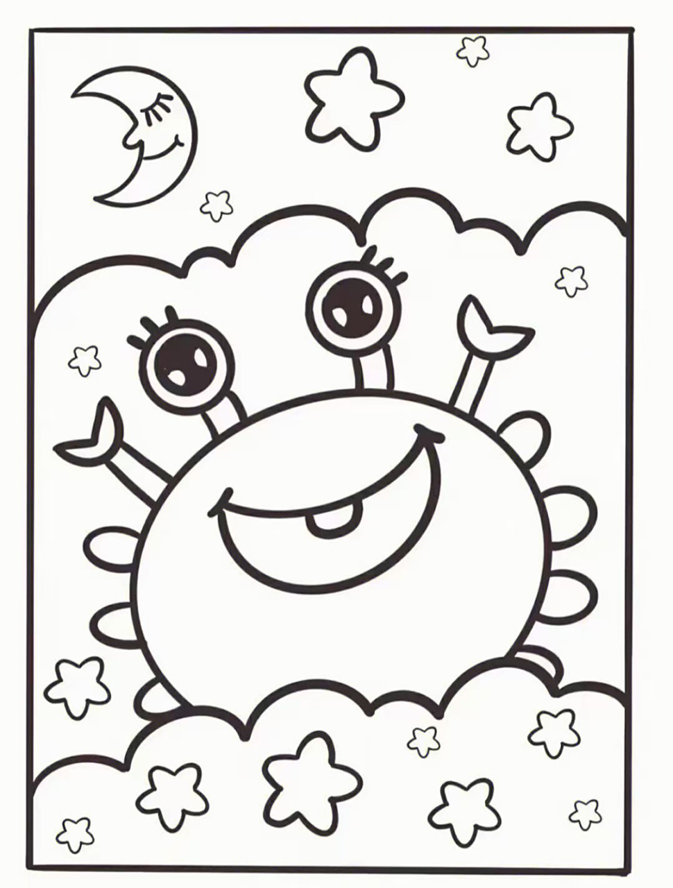 幼儿园可爱涂色简笔画 67【可作寒假小作业】 #幼儿园作业