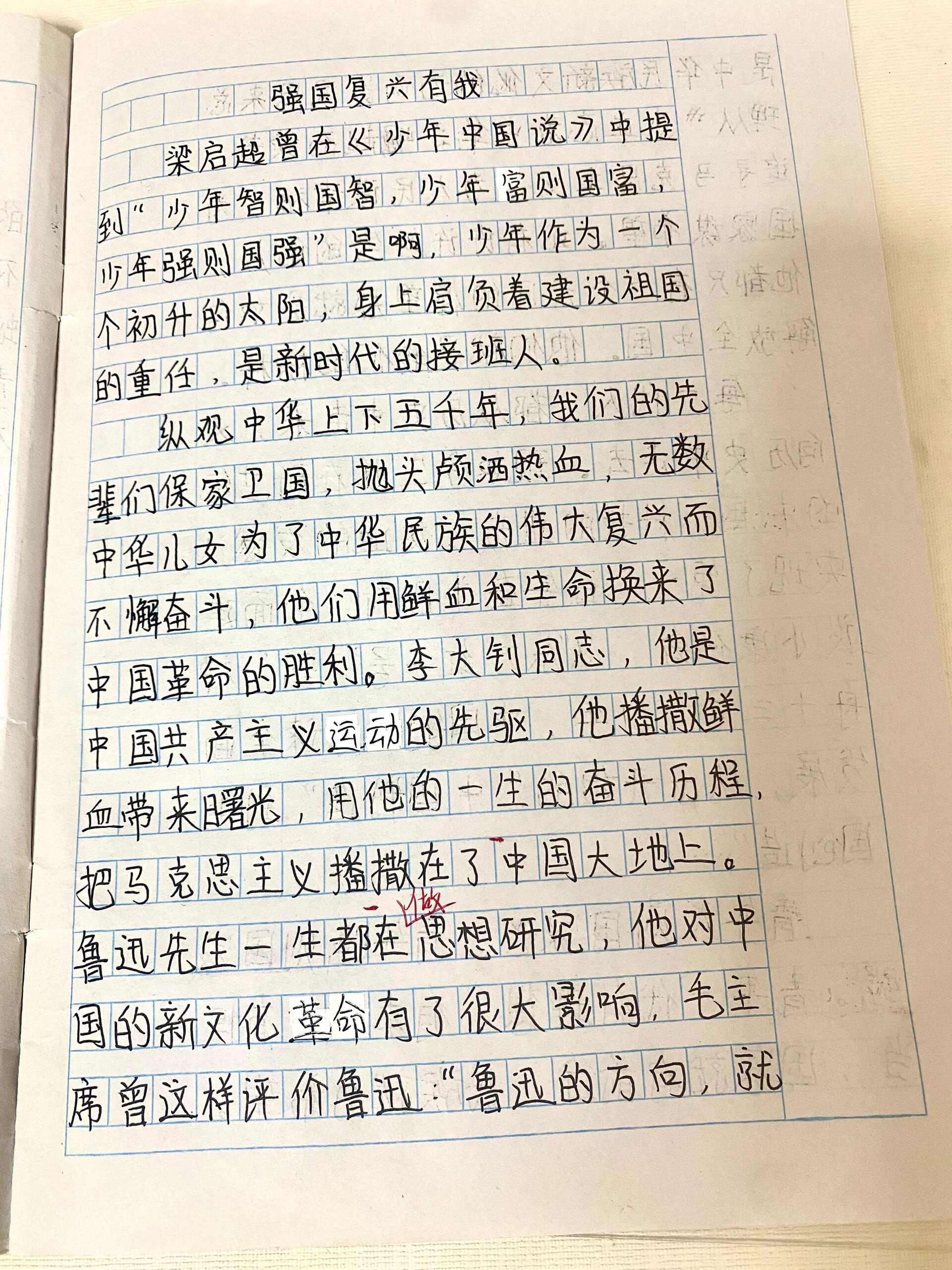 征文500字强国图片