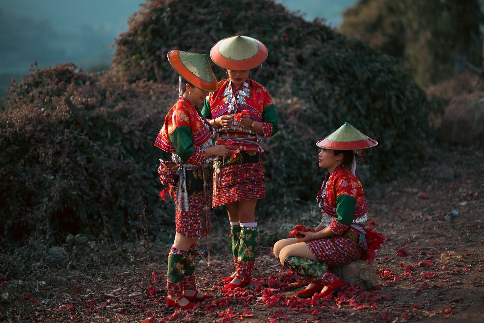 花腰傣·云南独特的少数民族 提起傣族,首先想到的是西双版纳和滇西