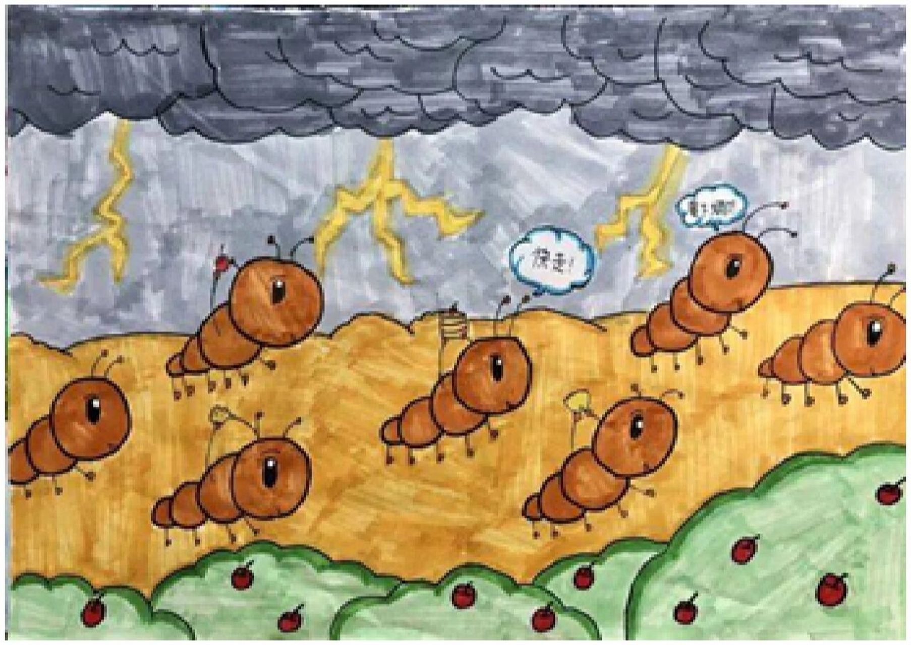 你见过有趣的蚂蚁搬家吗?今天我就给你讲一讲.