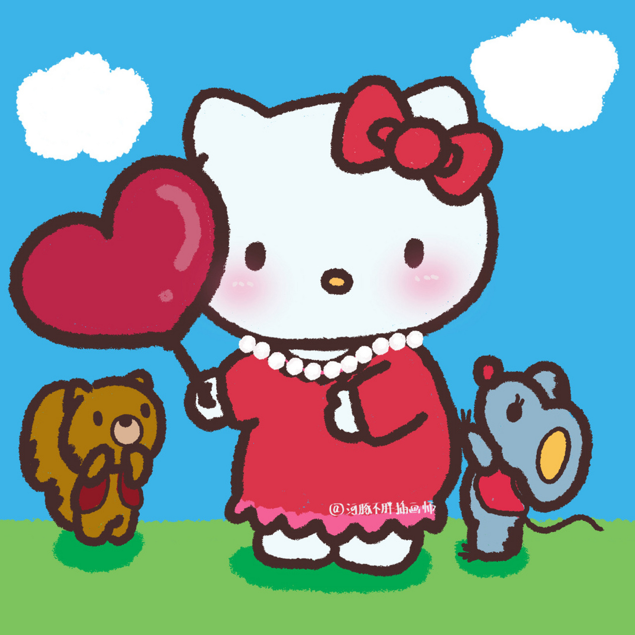 hellokitty情头|可以和两个男朋友一起用了 [并不简单]#头像分享