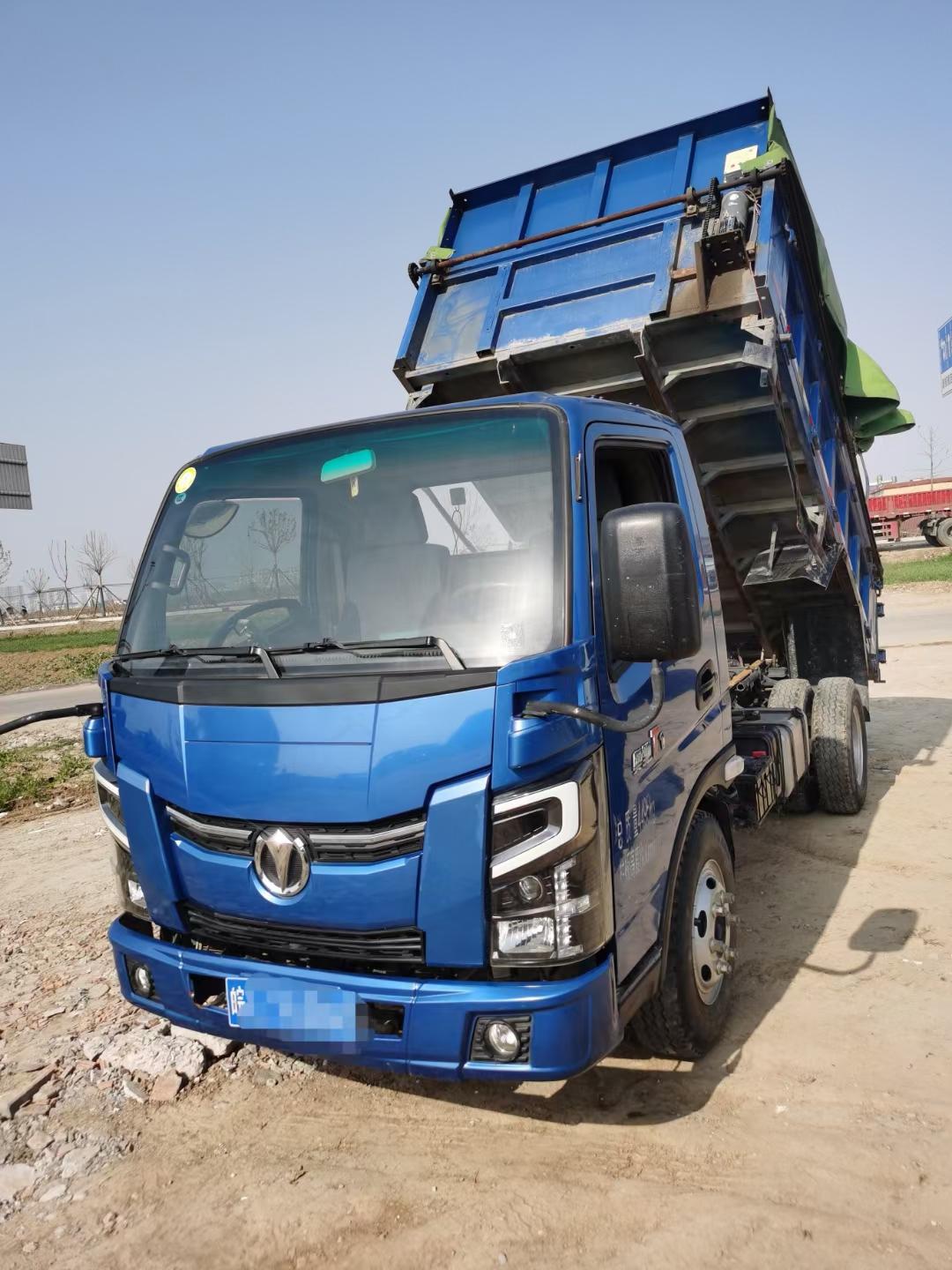 6工程自卸车,5档高低速,750轮胎,潍柴110马力,带自动环保布蓬,国五