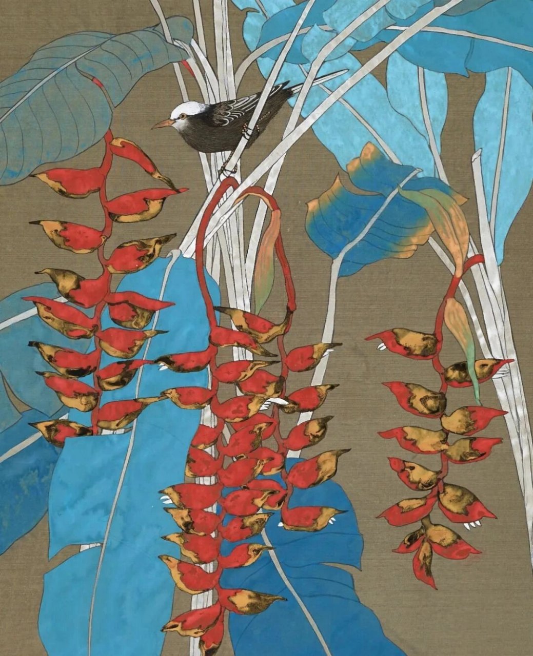 郭子良 1992年毕业于广州美术学院中国画系 中国国家画院花鸟画所