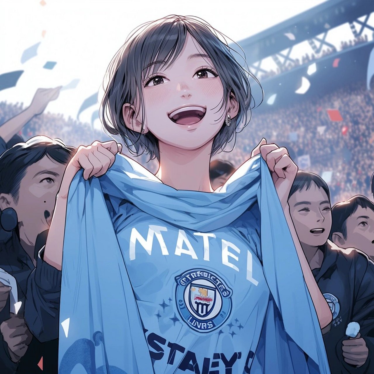 情侣头像 | 一起看曼城比赛71(含女生头像) 就是要看曼城啊!