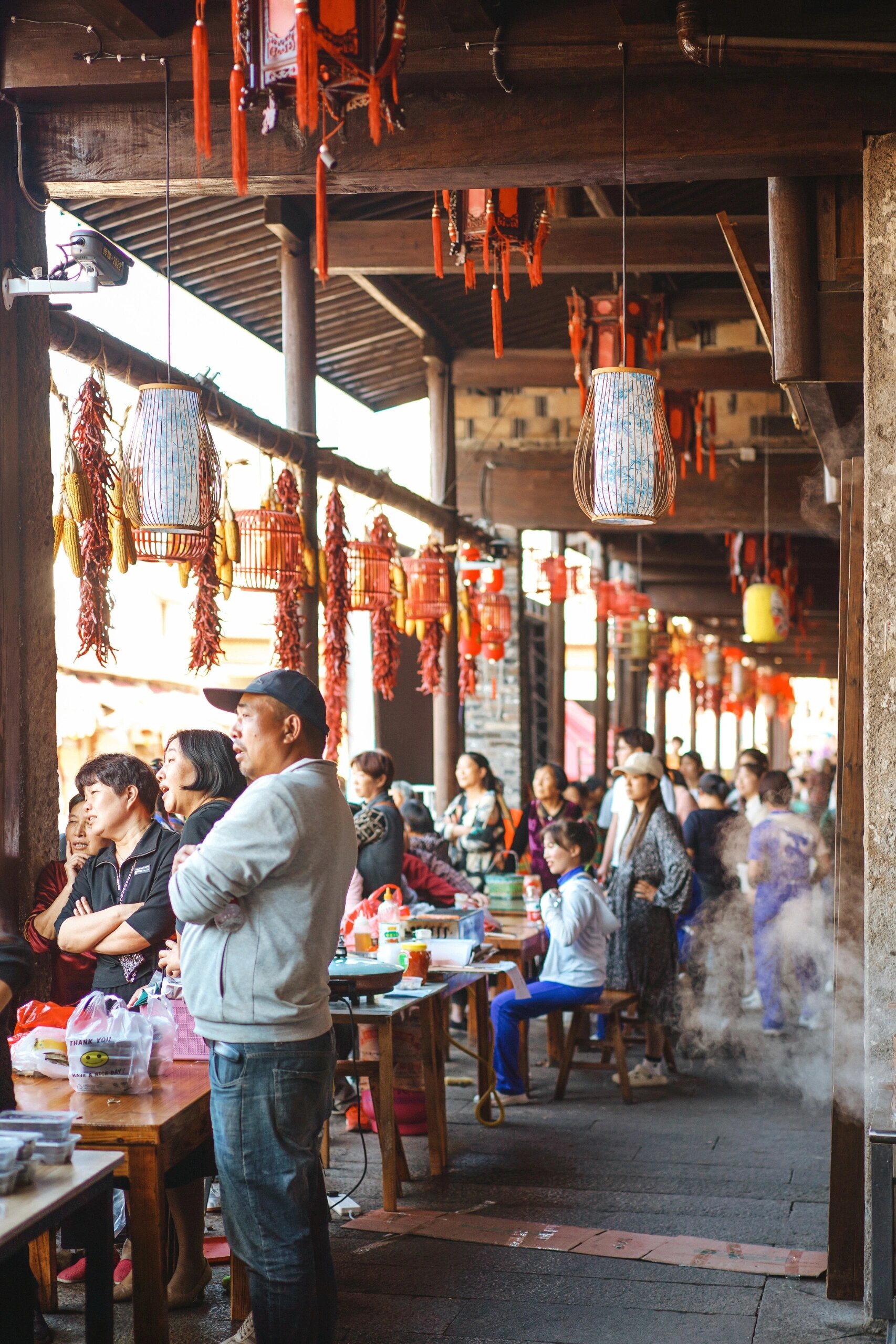 芝英晒秋 感受永康古镇的烟火气