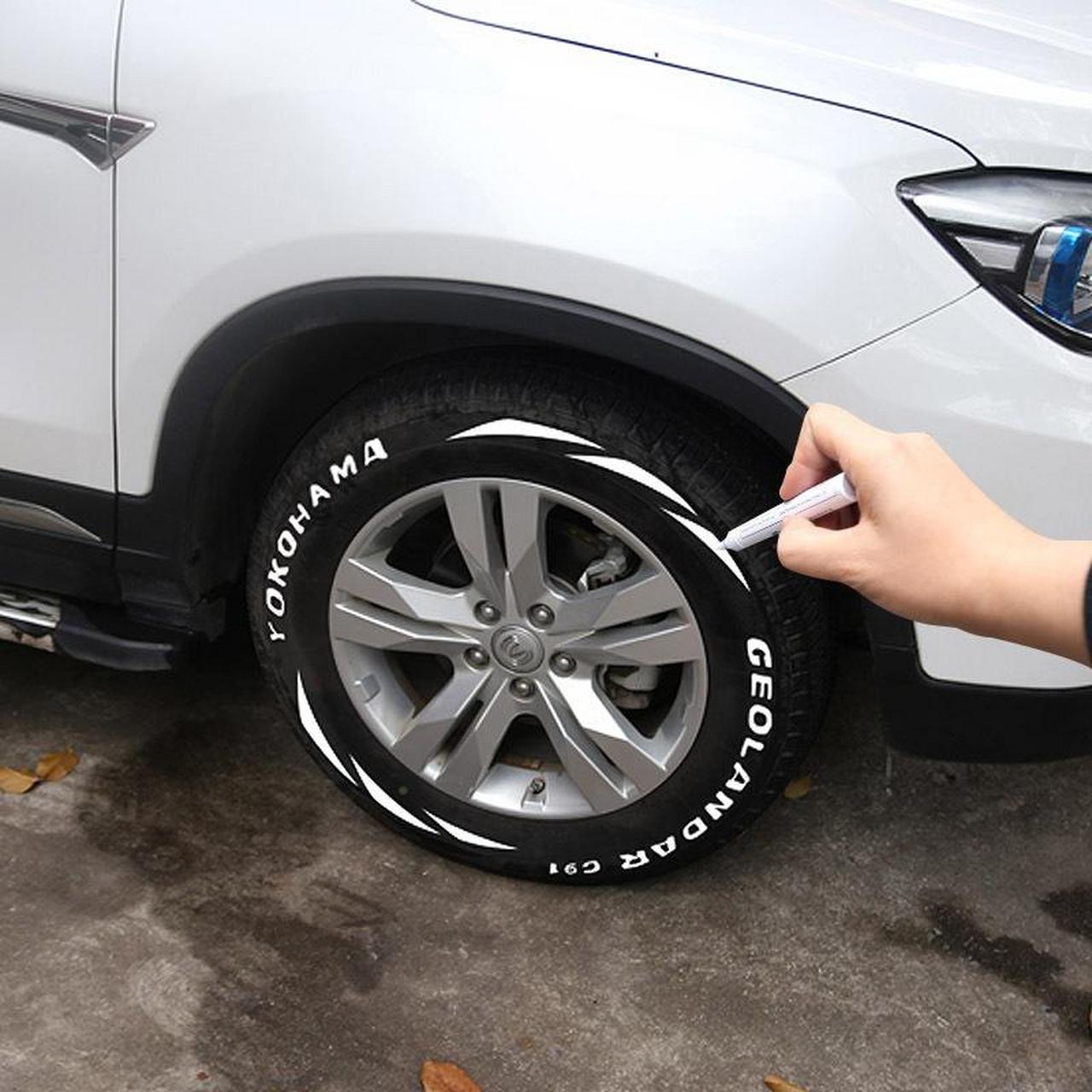 用这支轮胎笔,让我的爱车更有个性!